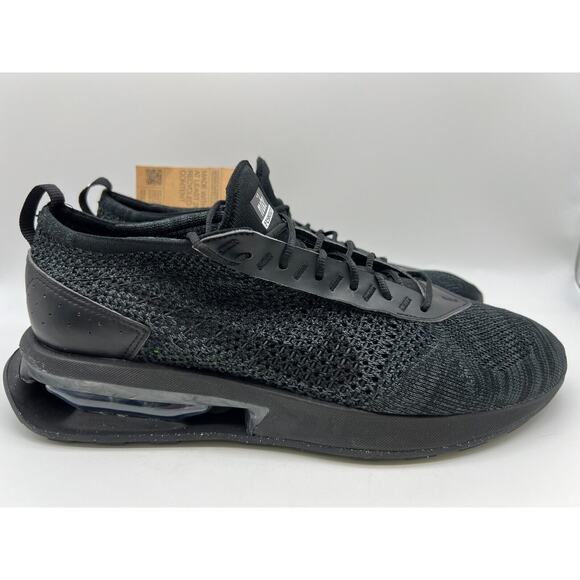 Nike Air Max Flyknit Racer Triple Black Shoes FD2764-001 Men's Size 11.5 - Picture 1 of 10